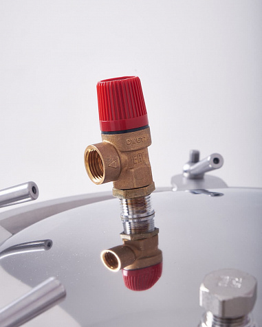 Автоматический автоклав-стерилизатор "Фермер Премиум" 125 л с ЭБУ, вертикальный, с кассетами